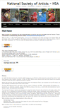 Mobile Screenshot of nsartists.org